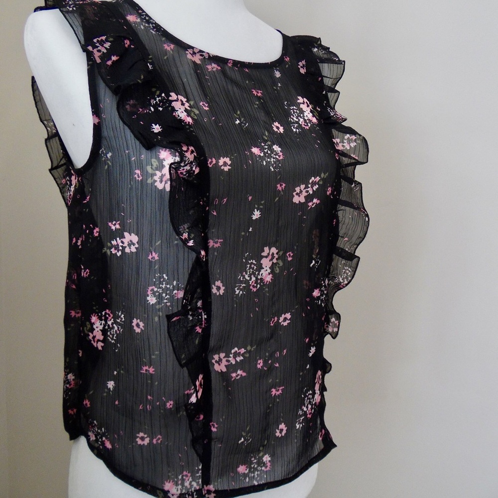 Floral Sheer Top